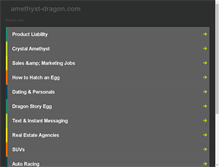 Tablet Screenshot of amethyst-dragon.com